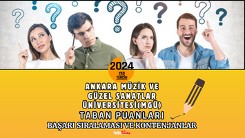 Ankara Müzik ve Güzel Sanatlar Üniversitesi (MGÜ) taban puanları 2024