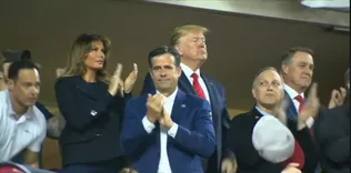 Trump’a gittiği maçta şok tepki