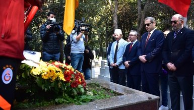 Galatasaray Kulübünün 116. kuruluş yılı! Ali Sami Yen mezarı başında anıldı