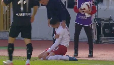 Sivasspor - Pendikspor maçında Bartuğ Elmaz'ın omzu çıktı
