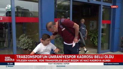 >Trabzonspor'un kamp kadrosu belli oldu!