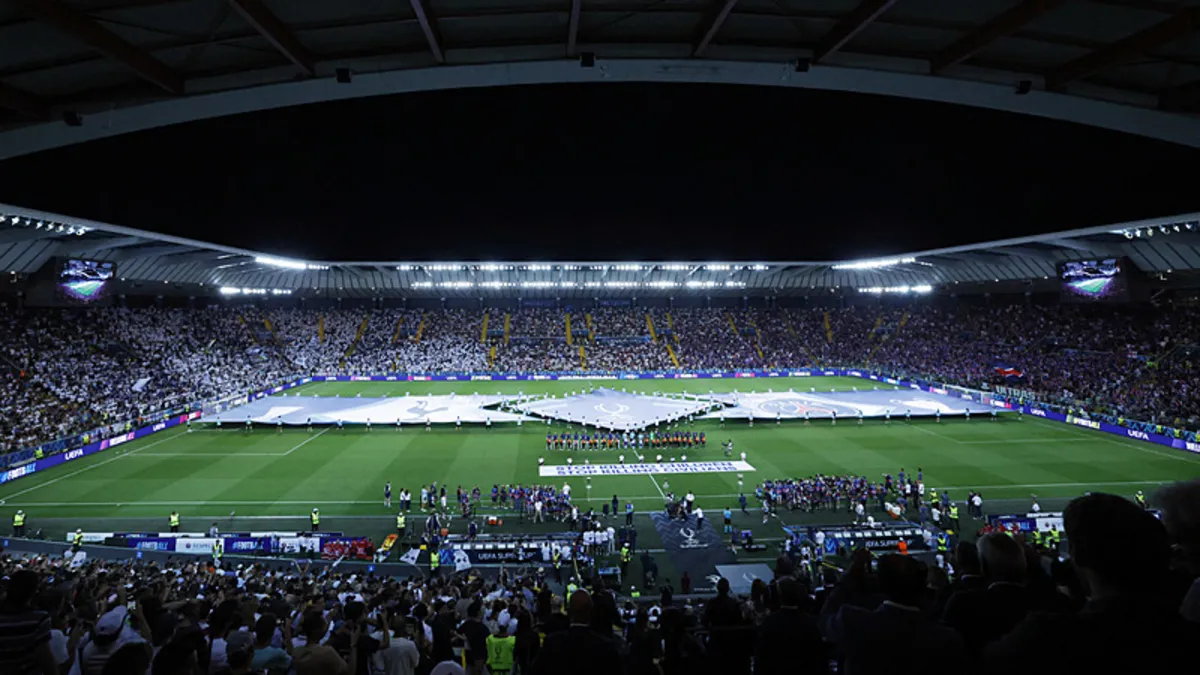 İki yüzlü UEFA'dan Gazze pankartı! İsrail'in adını bile geçiremediler...