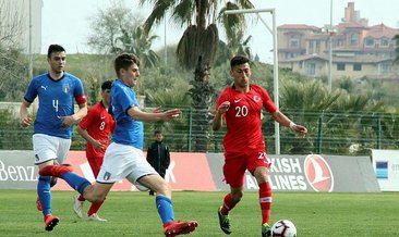 U17 Futbol Milli Takımı İtalya'ya 2-0 mağlup oldu