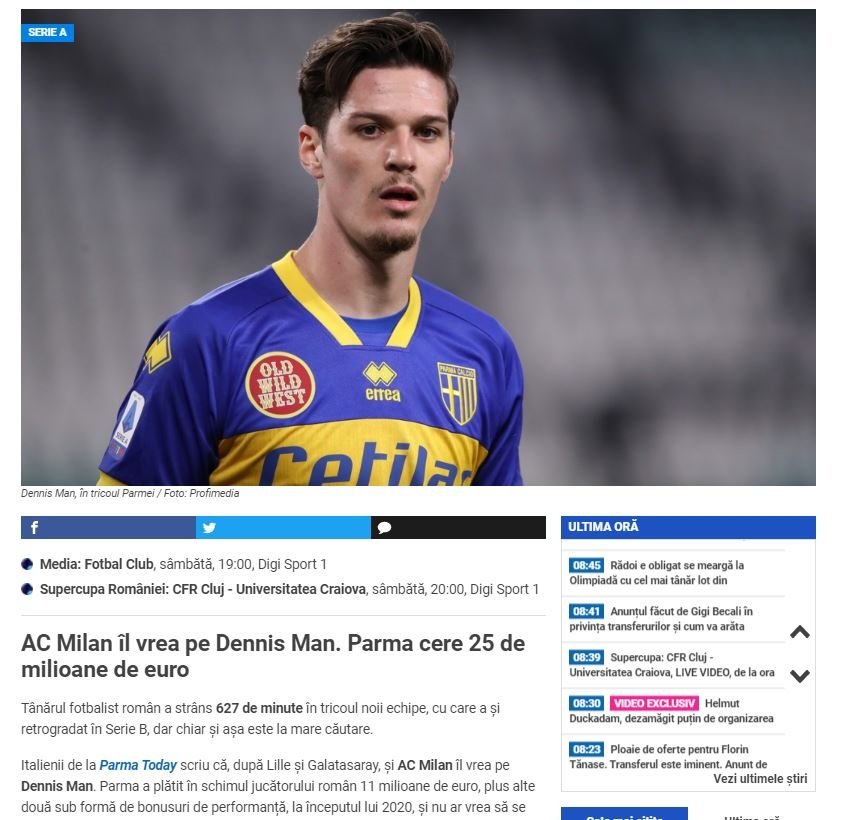 Son Dakika Transfer Haberi Galatasaray La Ilgili Flas Iddia Dennis Man Fotomac