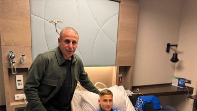 TRABZONSPOR HABERİ - Abdullah Avcı'dan genç futbolcuya moral ziyareti