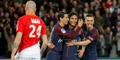 Monaco'yu 7-1 yenen PSG Fransa'da şampiyonluğunu ilan etti