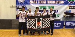 Masa Tenisi takımı 2. oldu