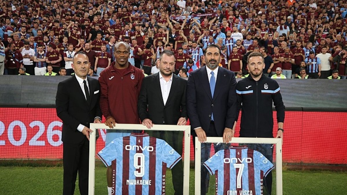 Trabzonspor Visca ve Nwakaeme'ye veda etti!