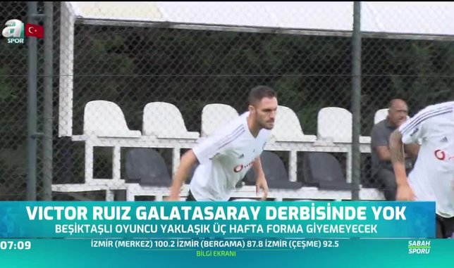 Victor Ruiz Galatasaray derbisinde yok