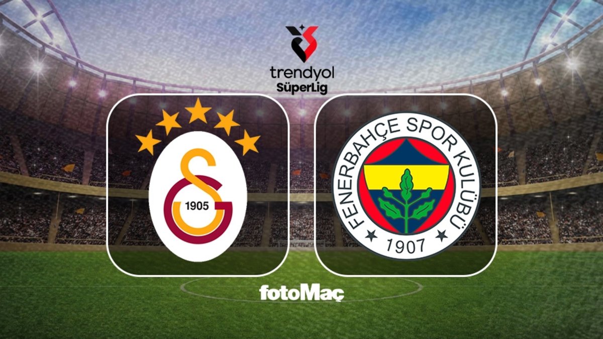 Derbi günü! Galatasaray-Fenerbahçe maçı saat kaçta, hangi kanalda?