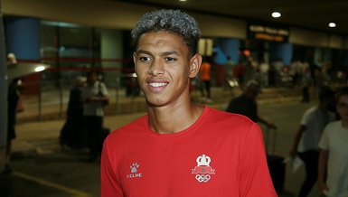 Trabzonspor'un yeni transferi Montasser Lahtimi şehre geldi