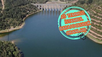 İstanbul baraj doluluk oranı İSKİ 26 TEMMUZ rakamları