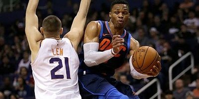 Oklahoma’yı Westbrook da  kurtaramadı