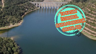 BARAJ DOLULUK ORANLARI - İstanbul baraj doluluk oranı İSKİ 18 Kasım rakamları