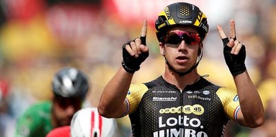 Fransa Bisiklet Turu'nun sekizinci etabını Dylan Groenewegen kazandı