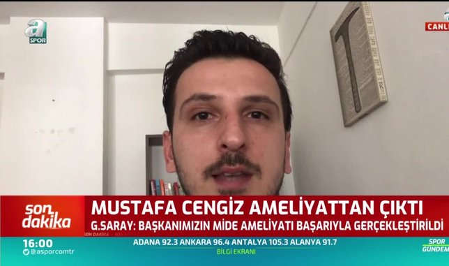 Mustafa Cengiz'in son durumunu Emre Kaplan aktardı