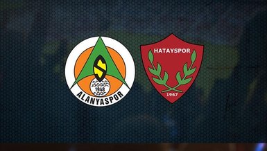 Alanyaspor Hatayspor maçı CANLI