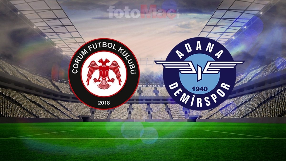 1. Lig'de Cuma mesaisi: Arca Çorum FK-Adana Demirspor maçı hangi kanalda? Saat kaçta?