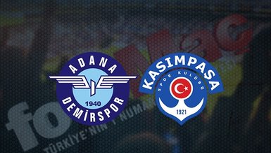 Adana Demirspor - Kasımpaşa maçı ne zaman, saat kaçta ve hangi kanalda canlı yayınlanacak? | Süper Lig