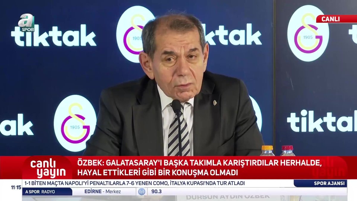 Galatasaray Başkanı Dursun Özbek'ten flaş Icardi açıklaması! Sözleşmesi...