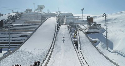 Kayakla Atlama Türkiye Şampiyonası Erzurum'da gerçekleşti