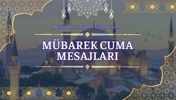 Resimli, kısa, hayırlı Cuma mesajları 2025