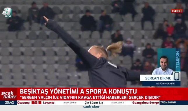 Beşiktaş'ta Sergen Yalçın ve Domagoj Vida kavga etti mi? Yönetimden açıklama geldi