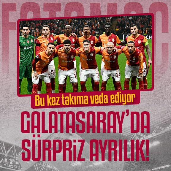 Galatasaray’da sürpriz ayrılık! Bu kez takıma veda ediyor
