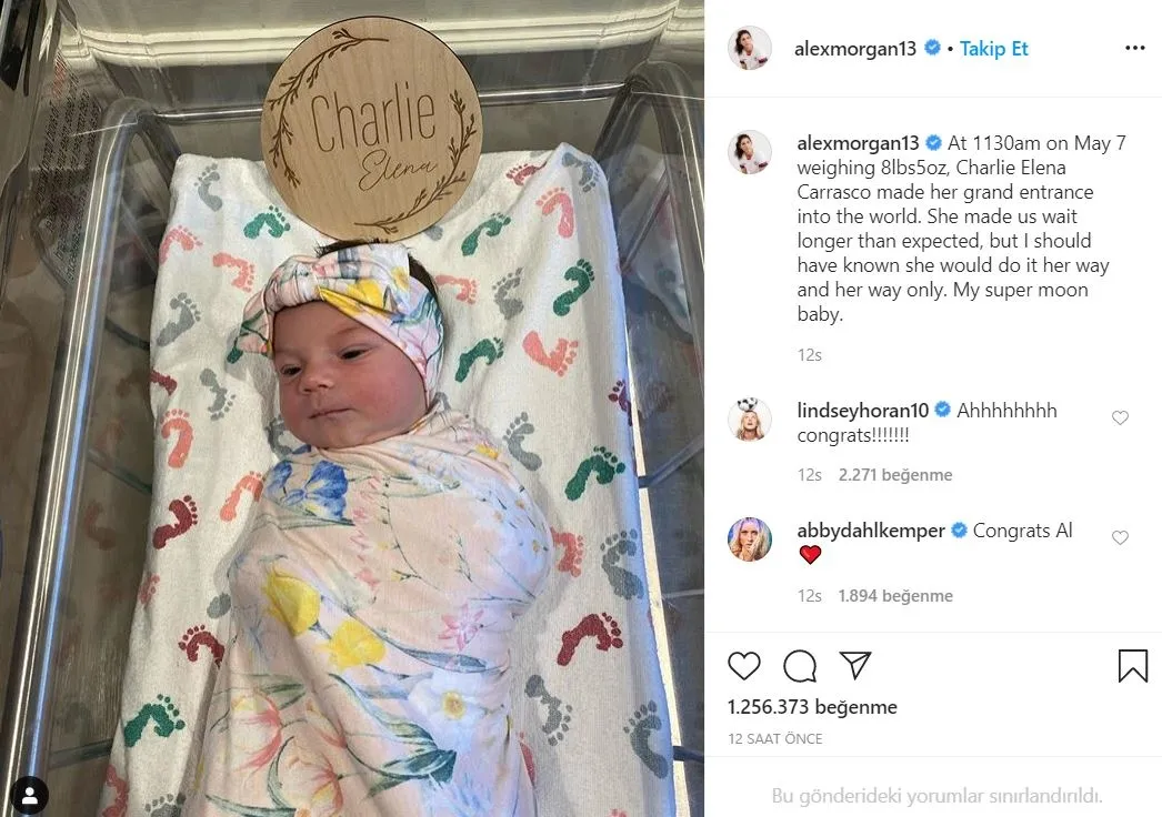 Alex Morgan anne oldu! - 1