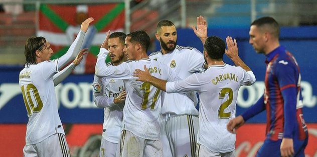 Real Madrid deplasmanda Eibar'ı farklı geçti