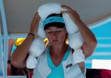 Sharapova’nın zor anları