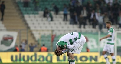 Bursaspor bu sezon sahasında ilk kez puan kaybetti