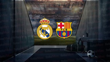 Real Madrid Barcelona maçı CANLI İZLE