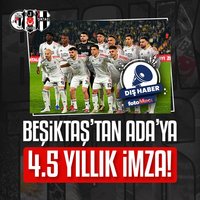 Beşiktaş'tan Ada'ya 4.5 yıllık imza!