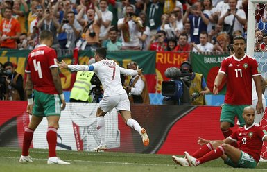 Portekiz - Fas maçından fotoğraflar