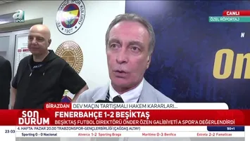 Özen derbi galibiyetini değerlendirdi! "Hem fizik hem teknik olarak..."