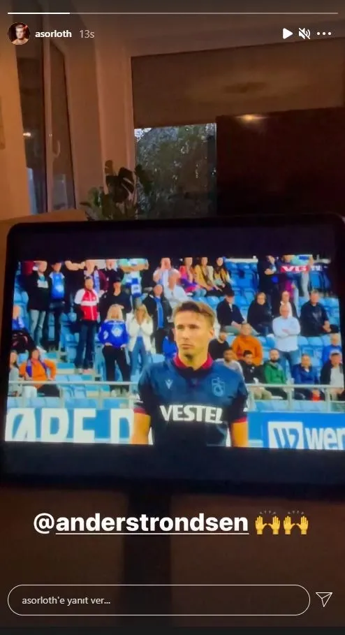 Alexander Sörloth'tan Trabzonspor'a tebrik! - 1