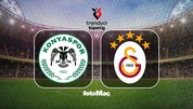Konyaspor-Galatasaray maçı detayları!