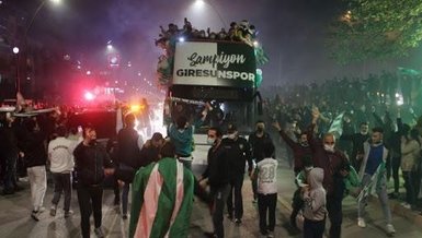 Giresunlular Süper Lig zaferini kutladılar