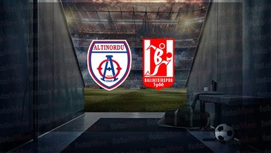 Altınordu - Balıkesirspor maçı ne zaman, saat kaçta ve hangi kanalda canlı yayınlanacak? | TFF 1. Lig