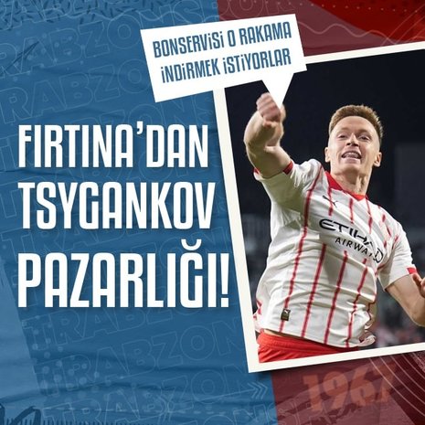 Trabzonspor’dan Tsygankov pazarlığı! Bonservisi o rakama indirmek istiyorlar