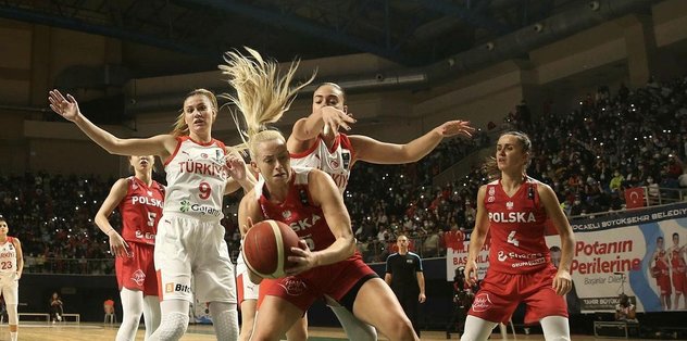 Son Dakika A Milli Kadin Basketbol Takimi Miz Polonya Yi 52 41 Maglup Etti Fotomac