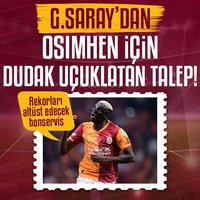 G.Saray'dan Osimhen için dudak uçuklatan talep!