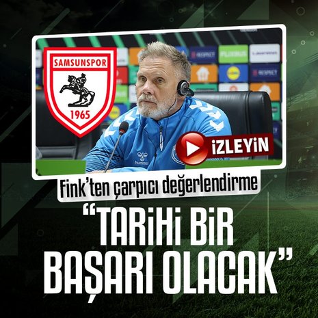 Thorsten Fink: Tarihi bir başarı olacak
