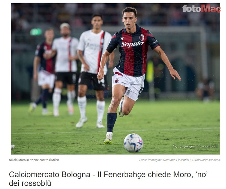 FENERBAHÇE HABERLERİ - İtalya'dan flaş Nikola Moro açıklaması! Transferi...