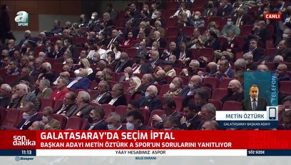 >G.Saray Başkan adayı Metin Öztürk konuştu! 