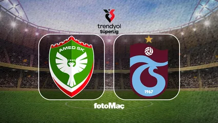 CANLI | Amedspor-Trabzonspor maçı saat kaçta, hangi kanalda?