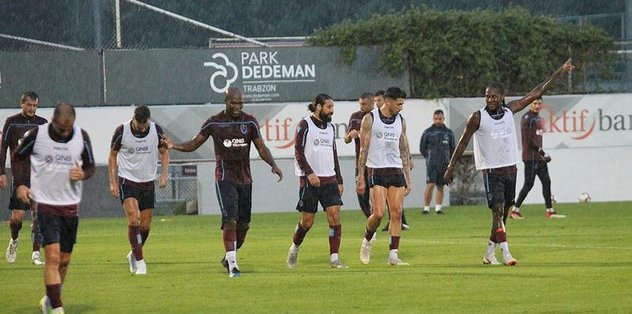 Trabzonspor hazırlıklarını sürdürdü