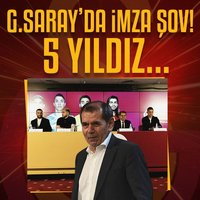 Galatasaray'da imza şov! 5 yıldız...