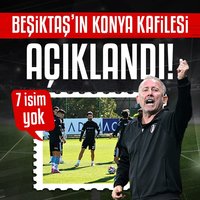 Beşiktaş'ın kamp kadrosu açıklandı!